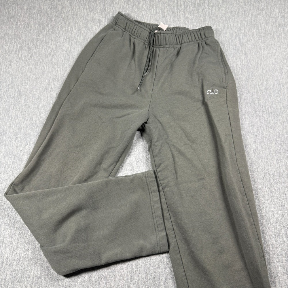 Alo Accolade Straight Leg Sweatpants Yoga Men Small Green Athletic